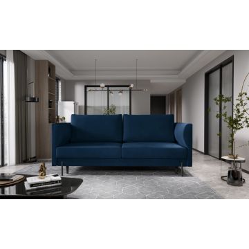 Canapea extensibila 4 locuri ELTAP, SO-REV-40NU, Revi, 215x98x92 cm, lemn/poliester, albastru inchis