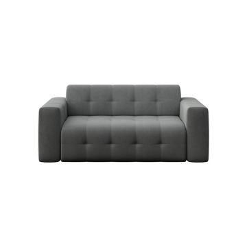 Canapea gri cu tapițerie din catifea 199 cm Tuil – Rodier