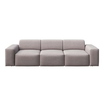 Canapea gri cu tapițerie din catifea 285 cm Villet – Rodier