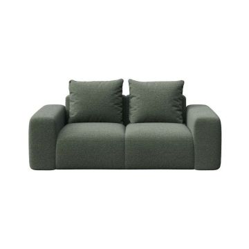 Canapea verde cu tapițerie din țesătură bouclé 212 cm Monce – Rodier