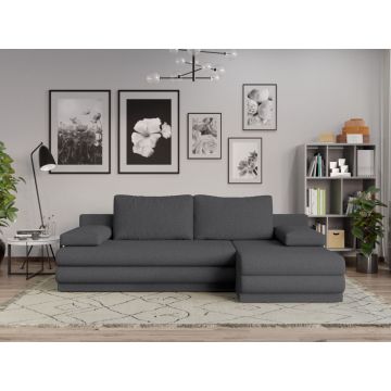 Coltar Extensibil Sensi plusat aspect lana gri