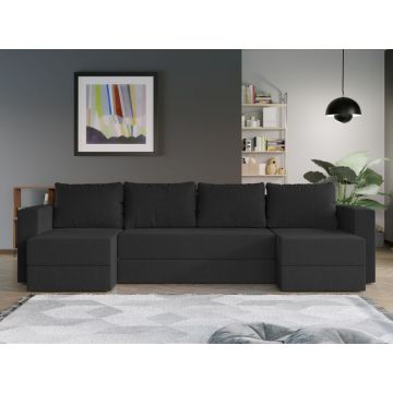 Coltar U Extensibil cu lada Alfa negru