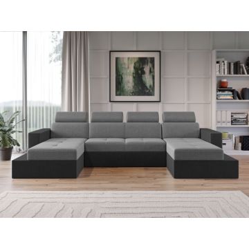 Coltar U Extensibil Paloma gri deschis / gri