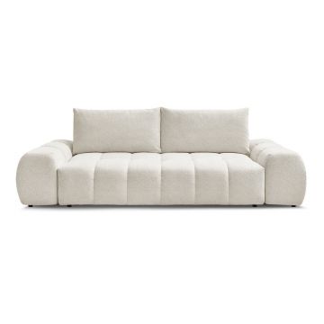 Canapea albă cu tapițerie din chenille 278 cm Everest – Bobochic Paris