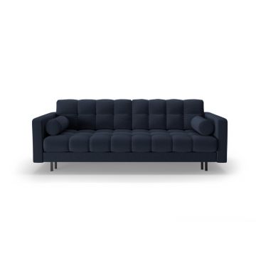 Canapea albastru-închis extensibilă, cu spațiu de depozitare 222 cm Bali – Cosmopolitan Design