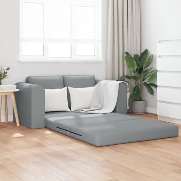 Canapea extensibilă 2 în 1 Gri deschis 148x71x83 cm Fabri