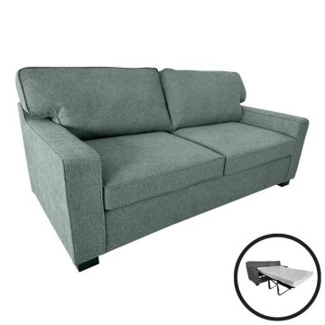 Canapea extensibila 2 locuri Polaris, Pako World, Verde, 181x91x83 cm