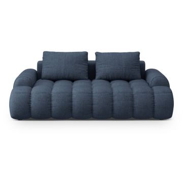 Canapea albastru-închis 200 cm Linz – Cosmopolitan Design
