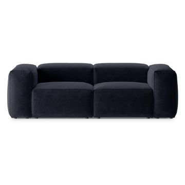Canapea albastru-închis 224 cm Bergano – Cosmopolitan Design