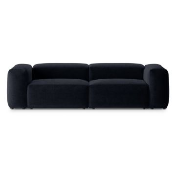 Canapea albastru-închis 264 cm Bergano – Cosmopolitan Design