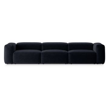 Canapea albastru-închis 364 cm Bergano – Cosmopolitan Design