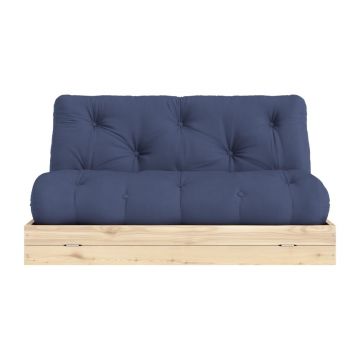 Canapea albastru-închis extensibilă 145 cm Flip – Karup Design