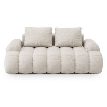 Canapea bej 175 cm Linz – Cosmopolitan Design
