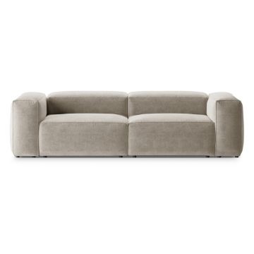 Canapea bej 264 cm Bergano – Cosmopolitan Design