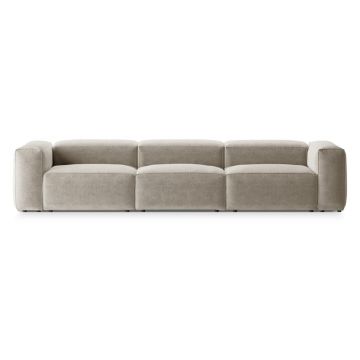 Canapea bej 364 cm Bergano – Cosmopolitan Design