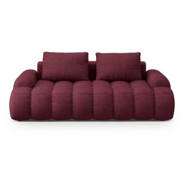 Canapea burgundy 200 cm Linz – Cosmopolitan Design