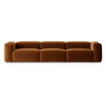 Canapea cărămizie 364 cm Bergano – Cosmopolitan Design