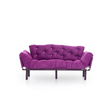Canapea extensibila cu 3 Locuri Mocca, 227 x 49 x 75 cm