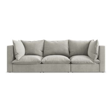 Canapea gri deschis 255 cm Manao – Makamii
