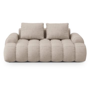 Canapea maro deschis 175 cm Linz – Cosmopolitan Design