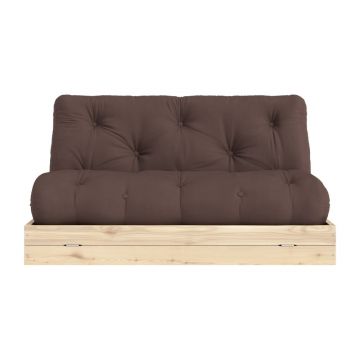 Canapea maro închis extensibilă 145 cm Flip – Karup Design