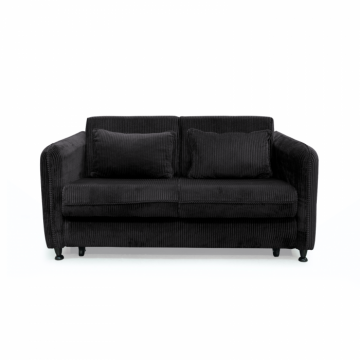 Canapea RAVIT extensibila, 3 locuri, cu arcuri si lada depozitare, antracit, 173x122x88 cm