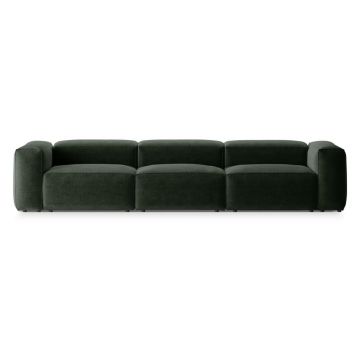 Canapea verde 364 cm Bergano – Cosmopolitan Design