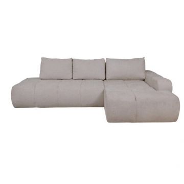 Coltar Extensibil Dreapta Luna, Lada Depozitare, 5 Locuri, ANTHOLOGY 15 SILVER, 264 Cm