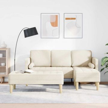 vidaXL Set de canapea 2 pcs Pânză 173 x 131 x 67 cm țesătură