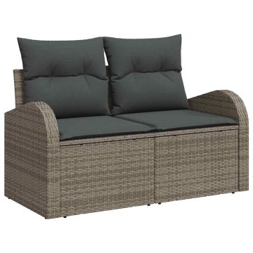 vidaXL Set de canapele pentru grădină Manual 6 pcs Gri 55 x 55 x 37 cm