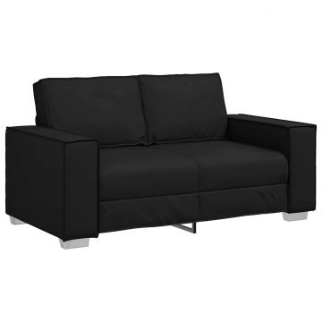 vidaXL Canapea Negru 160 x 78 x 84 cm țesătură