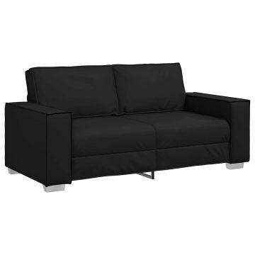 vidaXL Canapea Negru 180 x 78 x 84 cm țesătură