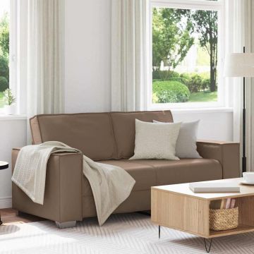 vidaXL Fotoliu canapea Cappuccino 180 x 78 x 84 cm Piele artificiala