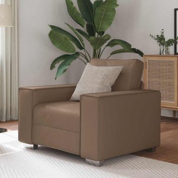 vidaXL Fotoliu canapea Cappuccino 99 x 78 x 84 cm Piele artificiala