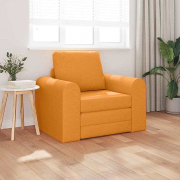 vidaXL Pat canapea Galben închis 98 x 71 x 83 cm țesătură