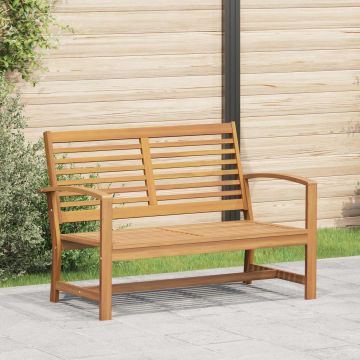 vidaXL bancă Maro 110 x 65 x 76,5 cm Lemn solid de tec