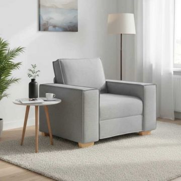 vidaXL Canapea fotoliu gri nor, 100x78x84 cm, material textil