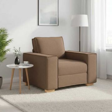 vidaXL Canapea fotoliu maro 100x78x84 cm, material textil