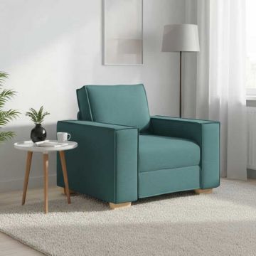 vidaXL Canapea fotoliu verde închis, 100x78x84 cm, material textil