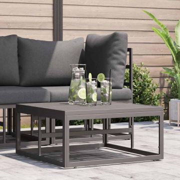 vidaXL Mobilier pentru Exterior Negru Aluminiu