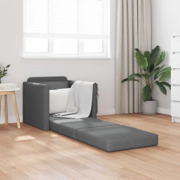 vidaXL Pat canapea 60cm Gri închis țesătură
