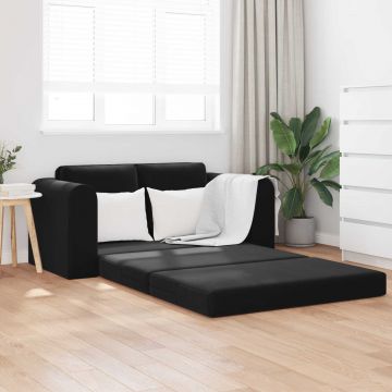 vidaXL Pat canapea Negru 148 x 71 x 83 cm Catifea