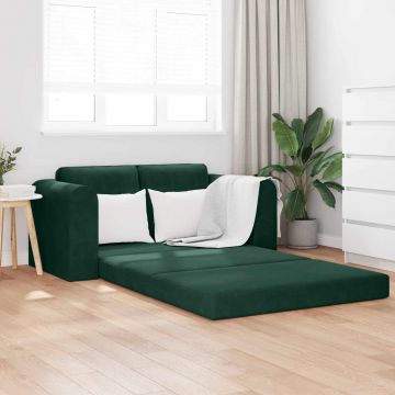 vidaXL Pat canapea Verde închis 148 x 71 x 83 cm Catifea