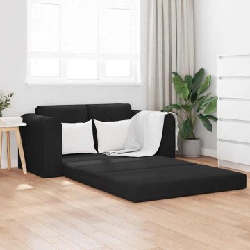 vidaXL Pat canapea Negru 148 x 71 x 83 cm Catifea
