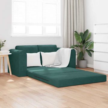 vidaXL Pat canapea Verde închis 148 x 71 x 83 cm Catifea