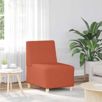 vidaXL Unitate Sofa Modulară Fără Brațe Portocaliu 55 x 74 x 82 cm