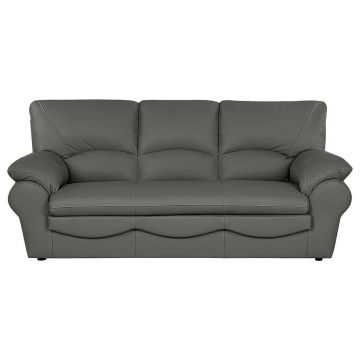 Canapea Cu 3 Locuri, piele, antracit