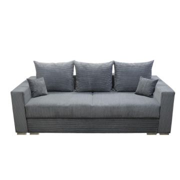 Canapea Extensibila textil gri