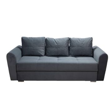 Canapea Extensibila textil gri