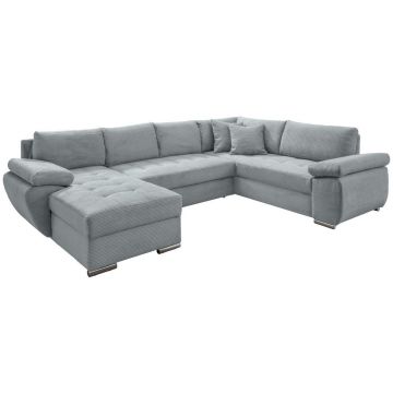 Colțar Extensibil, textil, albastru deschis